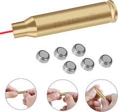 GOTICAL Red Dot Laser 22-250 Laser Bore Sighter Beam Boresight Hunting Tool B…