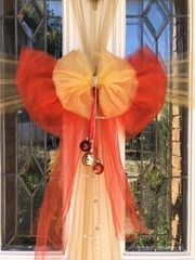 christmas door bows, Various Colours, Designs, Full Door Wrap