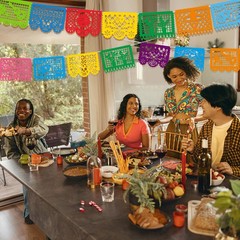 216FT Cinco De Mayo Decorations, 12 Pack Mexican Party Banner, 3 Styles Color…