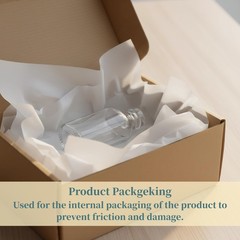 2 Rolls White Wet Strength Tissue Paper Vellum Tear Resistant 14.9×511