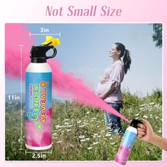 Merear Large Gender Reveal Fire Extinguisher 2 Packs Blue+2 Packs Pink=4packS