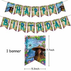Raya And The Last Dragon Party Supplies – Birthday Party Decorations Set