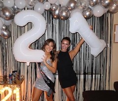 40 Inch Balloon, Giant 6 Number Balloons for 6th Birthday Number 6 White