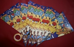 ANIME YELLOW MONSTER SQUIRREL PARTY SUPPLIES BACKDROP BANNER BALLOON CAKE TOPPER