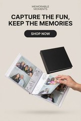 4X6 Black Photo Booth Guest Album