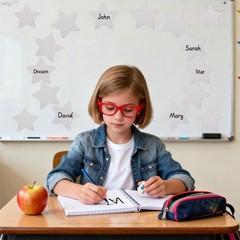 200 PCS 4×4 Inch White Star Paper Cutout Double Sided Shape Classroom DIY