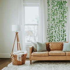 Fake Vines for Room Decor(12 Pack 84 Feet) Aesthetic 84 feet, Green
