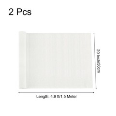 Crepe Paper Roll Crepe Paper Decor 5 ft Long 20 Inch Wide White 2pcs