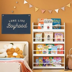 Navy Blue Decor Long Live Boyhood Banner Boy Room Decor, Banner Flag Nursery