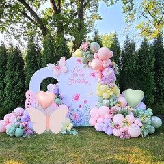 Fairy Birthday Decorations for Women Girls,Fairy Themed Party Pink Green Purple