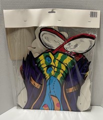 Vtg 1971 Beistle Halloween Creepy 52″ Jointed Hobo Clown Party Decoration NEW