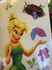 TINK Disney Fairies Tinker Bell Moveable Decorations Big Reusable Stickers NEW