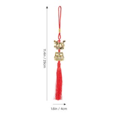 4PCS Chinese Style Tassel Dragon Pendant Dragon Lucky Pendant for Hanging