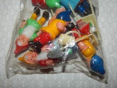 Vintage Snow White & the Seven Dwarfs Party Favors ~ Cake Toppers ~ NEW