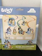 Bluey Party Decorations Bluey Kid Birthday Swirl Decorations and party loot bags