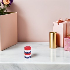 15 Rolls USA Independence Day Party Streamers, Red White Blue Crepe Paper