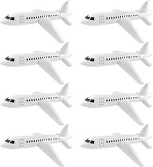 8 Pieces Inflatable Airplane Balloon 40 Inch Large Inflatable Plane Balloon W…