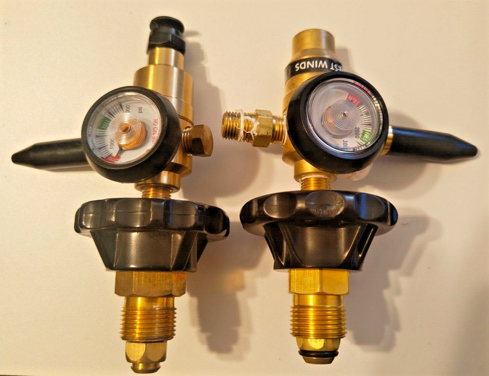 Western Westwinds RPB-6HG Helium Balloon Inflator With Gauge Handtight lot of 2
