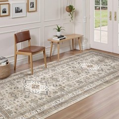 Vintage Hallway Runner Rug 3×12: Large Soft Washable Entryway for Kitchen Lau…