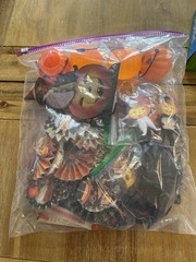 Halloween Cutout Decorations Lot -Cat-Some Vintage, some handmade!