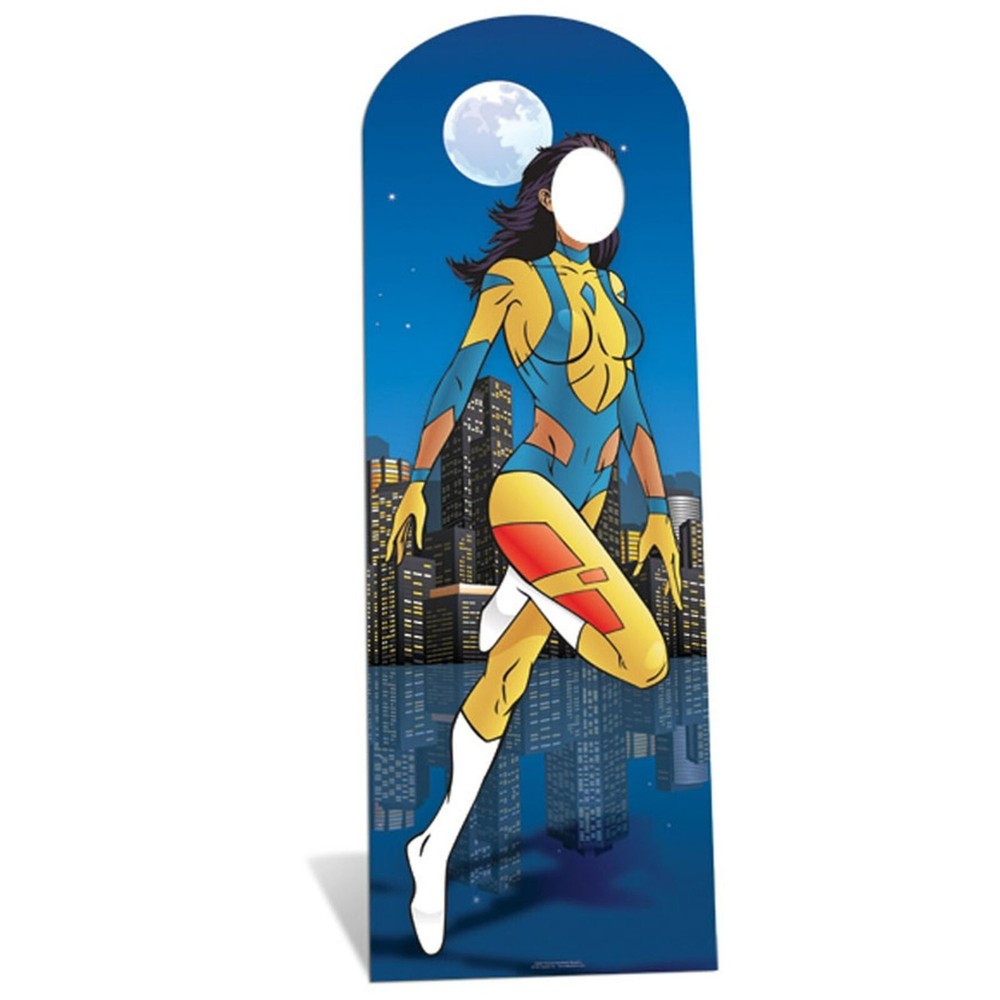 Superhero Female Stand-In Lifesize Cardboard Cutout / Standee – Fun party photos