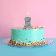 Basically Dead Birthday Candle – Funny Gag Prank Joke Cake Topper Over the Hill