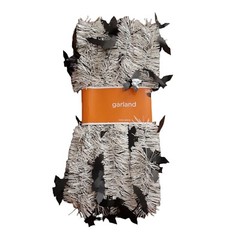 Halloween Garland with Mylar Black Bats Party Decoration 12 Ft ea 2 Rolls