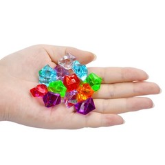 180Pcs Multicolor Acrylic Gems, Vase Fillers, Table Scatter, Wedding Decor