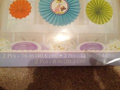Baby Shower Decoration Decor Lot Of 6 Boy or Girl- Gender Neutral -Modern Mommy