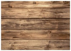 Rustic Wood Wall Backdrop Natural Wooden Board Photography 7x5FT Brown