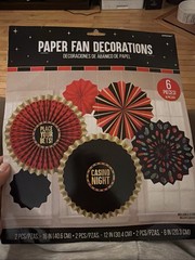 Amscan Casino Decorating Kit Party Supplies Set. Free Shipping 4 Pieces