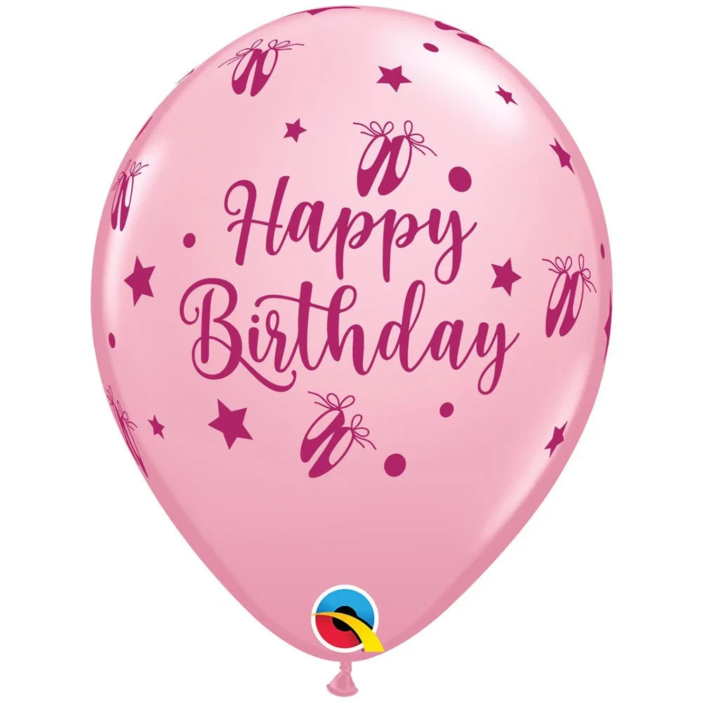 Qualatex Birthday Ballerina Slippers Balloons