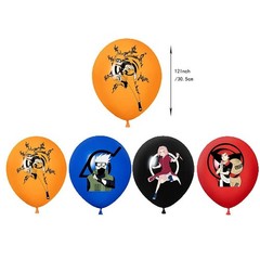 Anime Naruto Birthday Party Suppplies Balloon Banner Cupcake Toppers Cake Topper