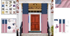 Celebrate with a Stylish American Flag Banner – 70″x13″ for Indoor/Outdoor Use