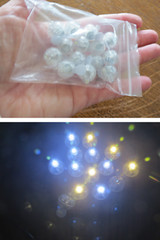Paper Star Lantern Decorations with LED Lights-Set of 3 (24 in, 18 in, 12 in.)