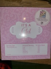 Beautiful New 24pc Is a Girl Candy Bar Wrapper Paper