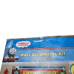 Thomas & Friends Wall Decorating Kit Kids Blue New 5 Piece Scene Setter