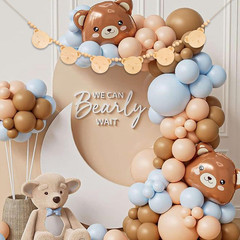 Bear Wooden Banner – We Can Bearly Wait Banner, Baby Shower/Gender Reveal Party