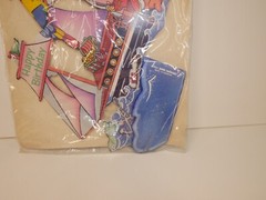 1992 Pirate Birthday Decorations Honeycomb Paper Fantasies NOS Ship Parrot