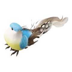 Christmas Artificial bird Fake Decoration Display Feather Garden Ornament