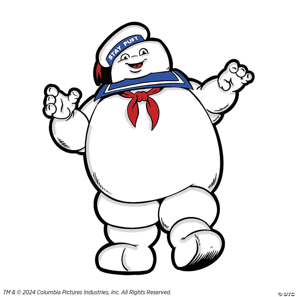 Trick Or Treat Studios Ghostbusters Stay Puft Enamel Pin Multicolor