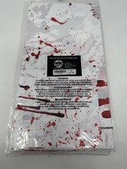 Tablecloth Blood Fingerprint Halloween Party Supply Haunted House Decoration