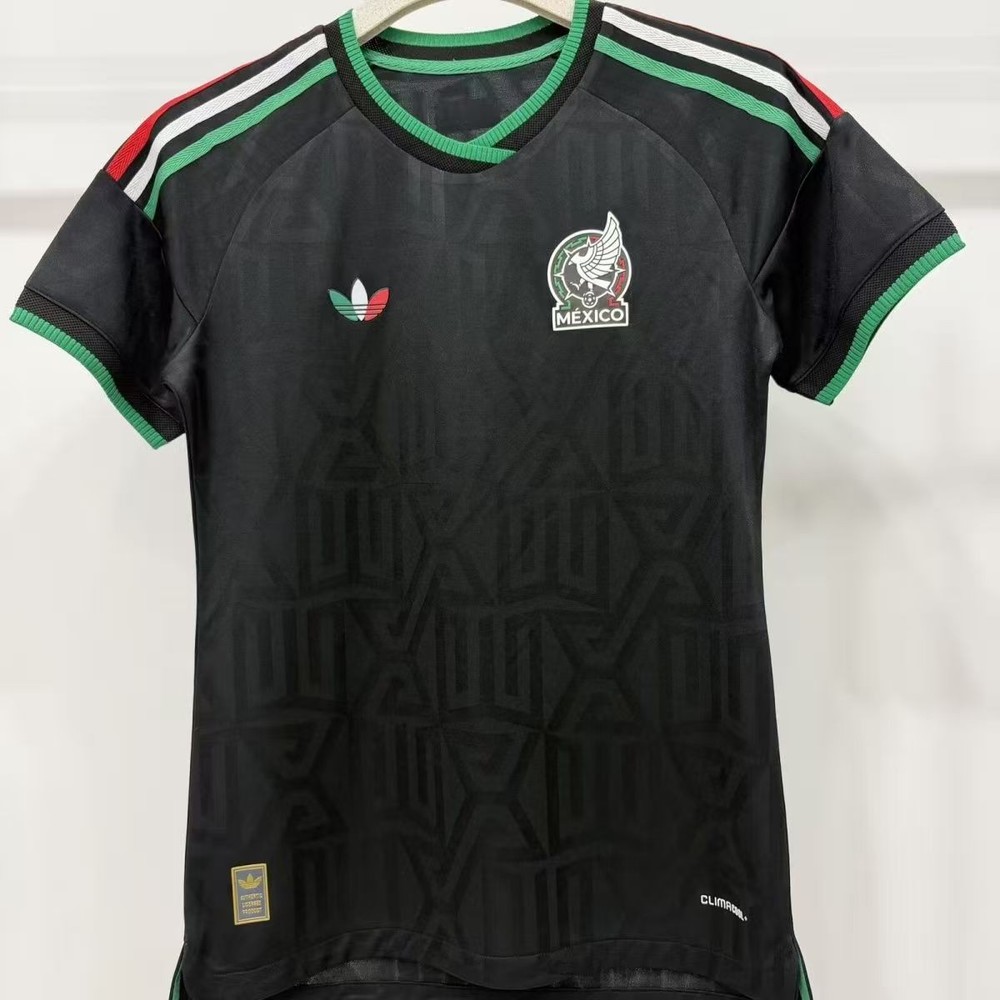 MEXICO 2026 Third Black Shirt Jersey (PLAYER VERSION) For Women