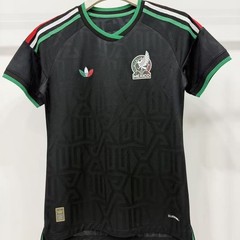 MEXICO 2026 Third Black Shirt Jersey (PLAYER VERSION) For Women