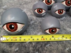 8 Count Eyeball Orbs Halloween Table Scatters Prop Creepy Haunted House Decor