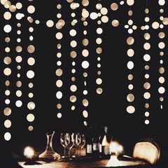 Champagne Gold Party Decorations Circle 14 meters/46 feet,