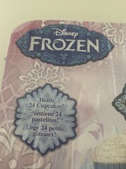 New Disney Frozen Cupcake Stand Wilton 3 Tier Holder w/ Anna Elsa Olaf Holds 24