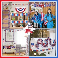 250th Anniversary Parade Car Decorations Kit 4th of July Patriotic Golf Cart …
