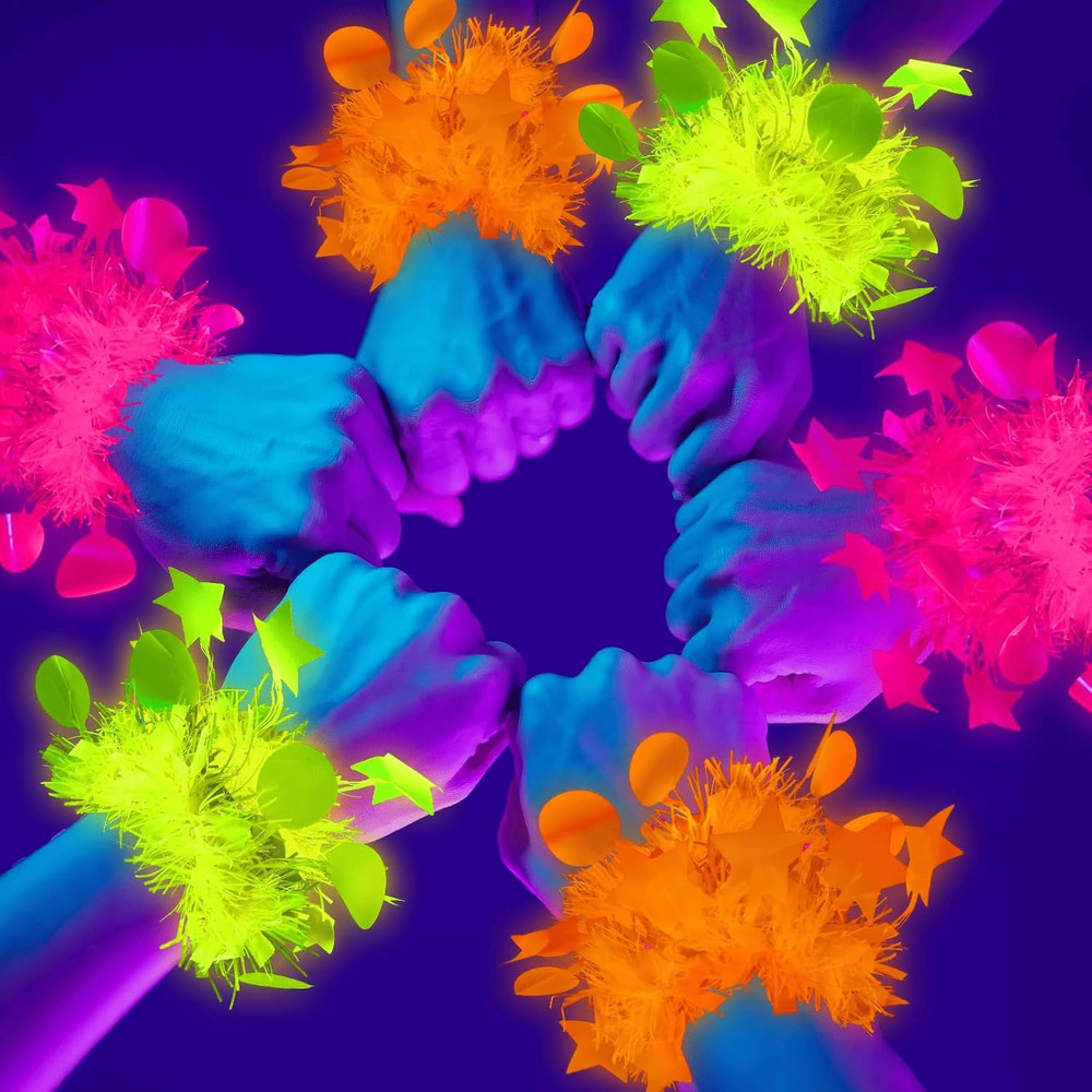 Mega-L 12 Pcs Glow in the Dark Party Bracelet, Glow in the Dark Party Supplies,