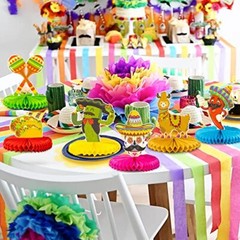 12 Pcs Cinco De Mayo Table Centerpiece for Mexican Themed Party Decor